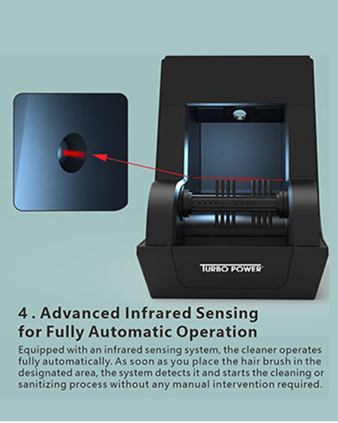 Turbo Power Automatic Hair Brush and Clipper Cleaner TPCL1