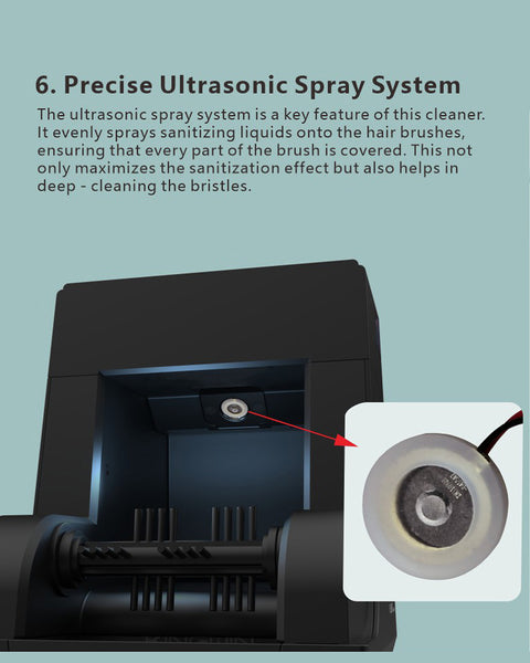 Turbo Power Automatic Hair Brush and Clipper Cleaner TPCL1