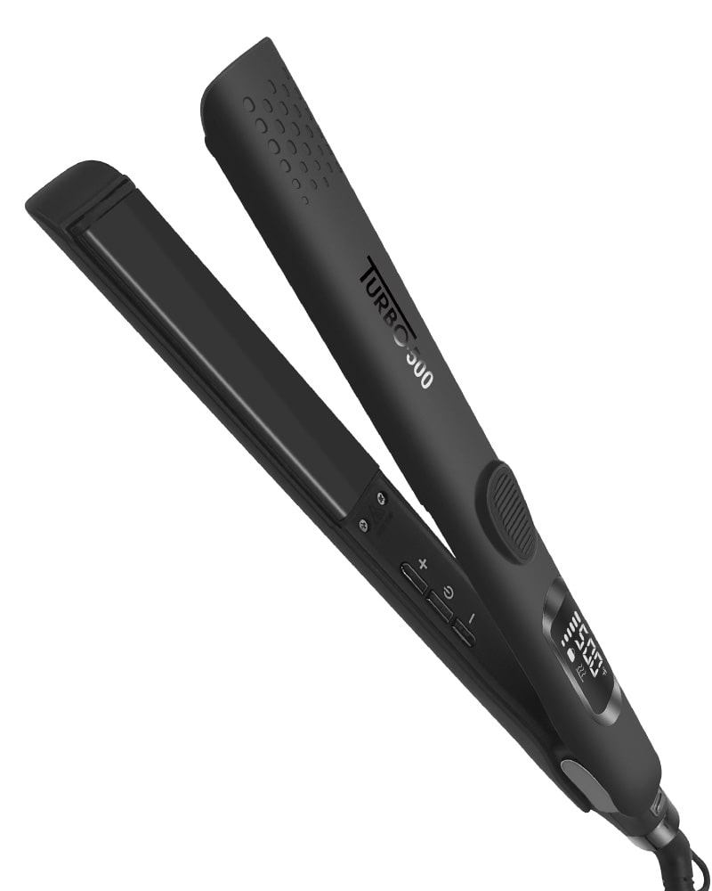 Turbo 500 Nano Black Titanium Flat Iron– Turbo Power Hair Dryer
