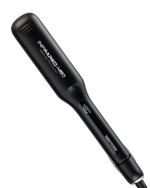 Turbo Power Double Infrared 480 Black Titanium Flat Iron 1.5"